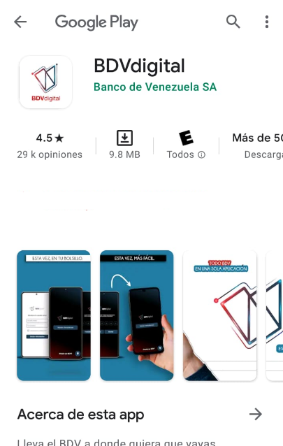 Banco de Venezuela digital